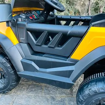 Mercedes Jeep Car Yellow - ელექტრო მანქანა, 11 image