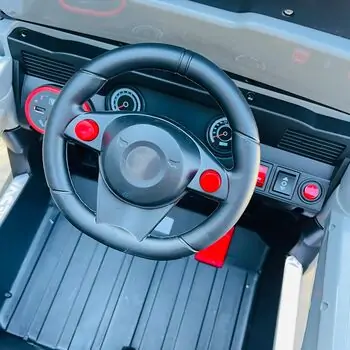Off Road 4x4 Jeep Car Grey - ელექტრო მანქანა, 6 image