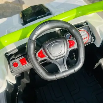Off-Road Jeep Car Green - ელექტრო მანქანა, 6 image
