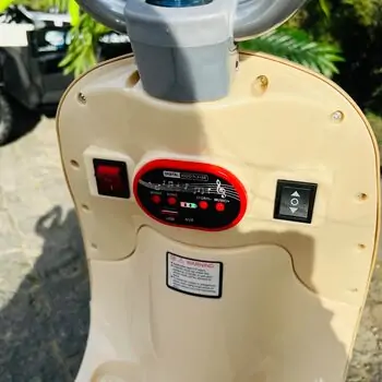 Vintage Motorcycle Light Brown - ელექტრო მოტოციკლი, 5 image