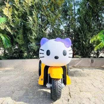Electric Moped Hello Kitty Yellow - ელექტრო მოპედი, 3 image