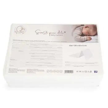 Hugzzz Foldable mattress Snooze pure white 120/60/6 cm ახალშობილის მატრასი, 5 image