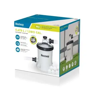 Bestway 58870 Polysphere Filter Pump - პოლისფერული აუზის ფილტრი, 6 image