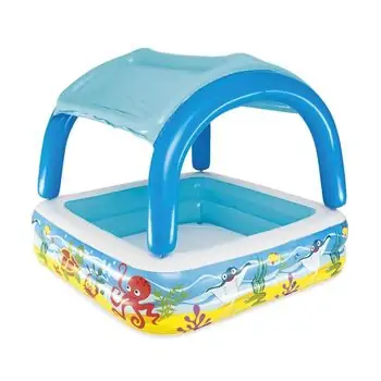 Bestway 52192 Beach Buddy Shaded Play Pool - გასაბერი აუზი