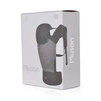 Cangaroo Baby Carrier Muson Black BB022 - კენგურუ, 6 image