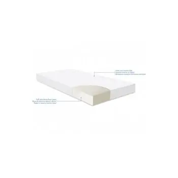 KikkaBoo Mattress Extra Comfort Bear Beige 60х120х8cm მატრასი ბამბის ზედაპირით, 3 image