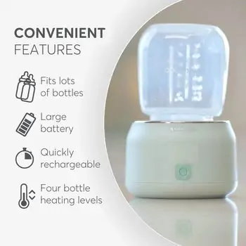 KikkaBoo Portable bottle warmer Brent ბოთლის გასათბობი, 9 image