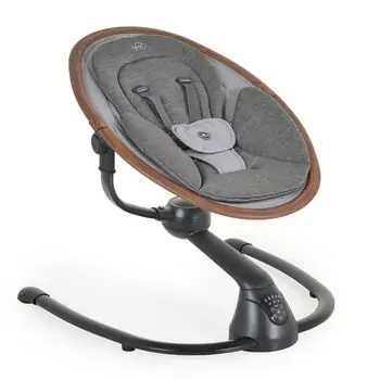Cangaroo Electric Swing Cloud Premium Dark Grey - ახალშობილის ელექტრო შეზლონგი, 2 image