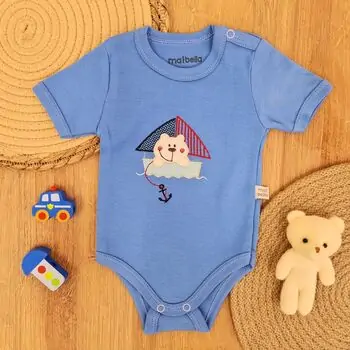 Cute Bear With A Boat Bodysuit - ჩვილის ბოდე