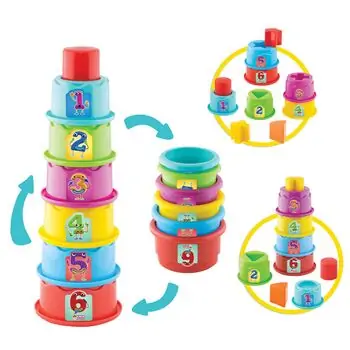 Dede Cylinder Tower Shape Sorter - განსავითარებელი სათამაშო, 3 image