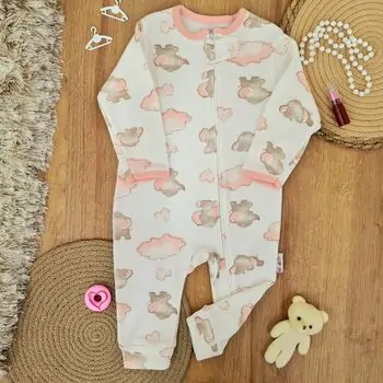 Sleepy Elephant Rompers - ჩვილის რომპერები, 4 image