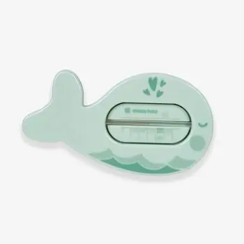 KikkaBoo Bath thermometer Whale Mint - აბაზანის თერმომეტრი