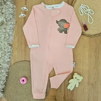 Sleepy Elephant Rompers - ჩვილის რომპერები, 3 image