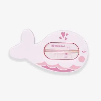 KikkaBoo Bath thermometer Whale Pink - აბაზანის თერმომეტრი
