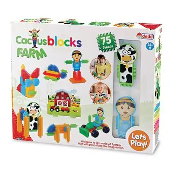 Dede Cactus Blocks Farm 75 pcs - საბავშვო სათამაშო კუბიკები, 2 image