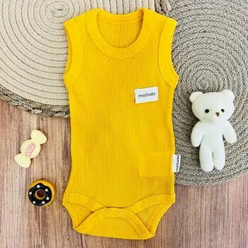 Colorful Plain Bodysuit - ჩვილის ბოდე