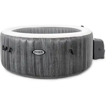 Intex 28442 6-Person Greywood Deluxe Round Bubble Spa Set - გასაბერი ჯაკუზი