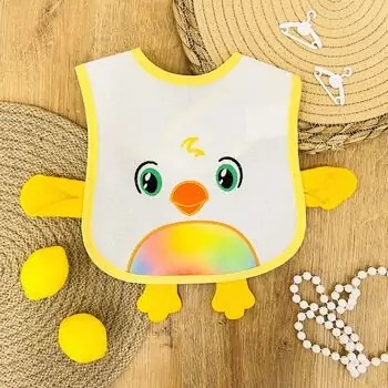 Bobix Little Chick Baby Bib Yellow - საბავშვო წინსაფარი