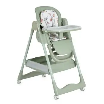 Moni High Chair With Gift Surprise Green - საკვები სკამ-მაგიდა + საჩუქრით, 2 image