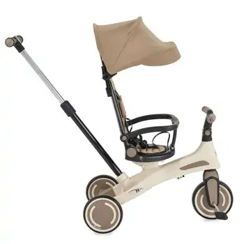 Byox Tricycle Juno Brown - სასეირნო ველო-ეტლი, 4 image