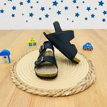 Baby Summer Shoes Rocky Black - საბავშვო საზაფხულო ფეხსაცმელი, 2 image