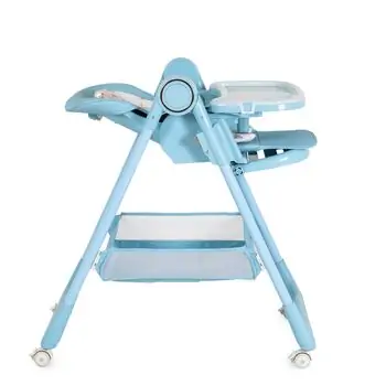 Moni High Chair With Gift Surprise Blue - საკვები სკამ-მაგიდა + საჩუქრით, 6 image