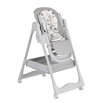 Moni High Chair With Gift Surprise Grey - საკვები სკამ-მაგიდა + საჩუქრით, 3 image