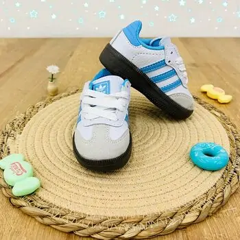 Baby Shoes Adidas Samba Blue საბავშვო ფეხსაცმელი, 2 image