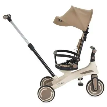 Byox Tricycle Juno Brown - სასეირნო ველო-ეტლი, 7 image