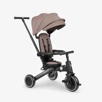 Kikkaboo Tricycle 8in1 Trix 2 Beige სამ თვლიანი ველო-ეტლი