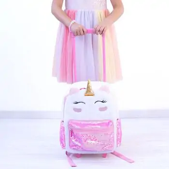 Magic Unicorn Trolley - საბავშვო ჩანთა გორგოლაჭებით