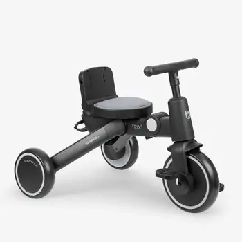 Kikkaboo Tricycle 8in1 Trix 2 Grey სამ თვლიანი ველო-ეტლი, 3 image