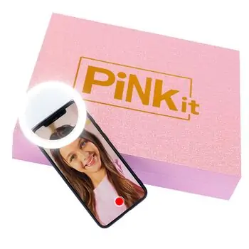 Pink it Selfie Ring Suitcase - საბავშვო კოსმეტიკის ნაკრები, 5 image