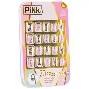 Pink it Press on Nails - საბავშვო ფრჩხილის სტიკერების ნაკრები, 12 image