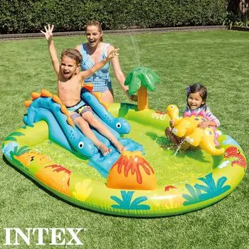 Intex 57166NP Little Dino Play Centre - გასართობი ცენტრი, 2 image