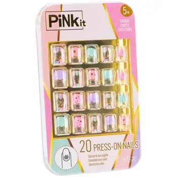 Pink it Press on Nails - საბავშვო ფრჩხილის სტიკერების ნაკრები, 15 image