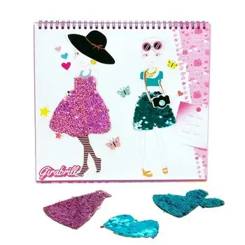 Girabrilla Fashion Sketchbook - საბავშვო სკეჩბუქი, 3 image