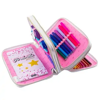 Girabrilla Tweed Pencil Case - საბავშვო ფანქრების ქეისი, 8 image