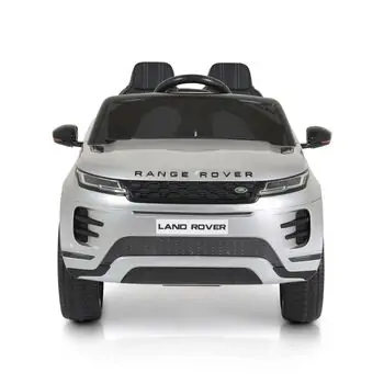 Land Rover BO Range Rover Evoque painting silver - ელექტრო მანქანა კაუჩუკის საბურავებით და ტყავის სავარძლით, 2 image