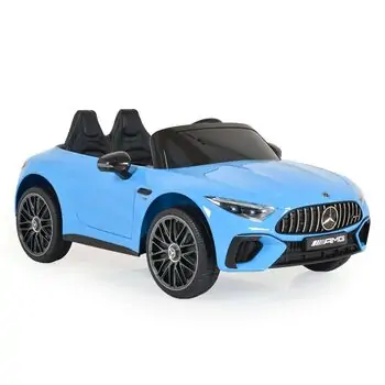 Moni Bo Car Mercedes DK-SL63 Blue ელექტრო მანქანა კაუჩუკის საბურავებით და ტყავის სავარძლით, 6 image