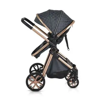 Cangaroo Alma 3 In 1 Black საბავშვო ტრანსფორმერი ეტლი, 11 image