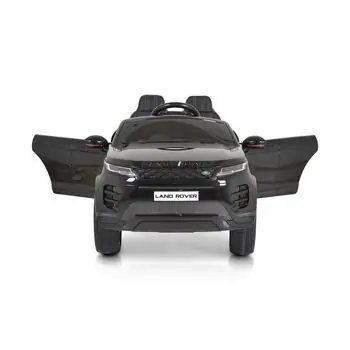 Land Rover BO Range Rover Evoque painting black - ელექტრო მანქანა კაუჩუკის საბურავებით და ტყავის სავარძლით, 8 image