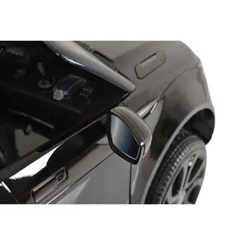 Land Rover BO Range Rover Evoque painting black - ელექტრო მანქანა კაუჩუკის საბურავებით და ტყავის სავარძლით, 13 image