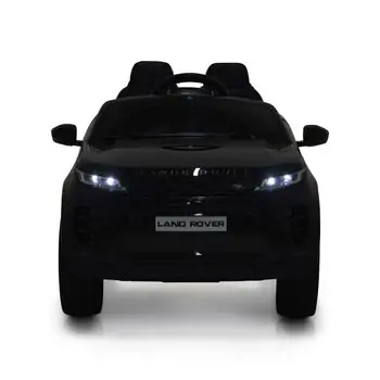 Land Rover BO Range Rover Evoque painting black - ელექტრო მანქანა კაუჩუკის საბურავებით და ტყავის სავარძლით, 9 image