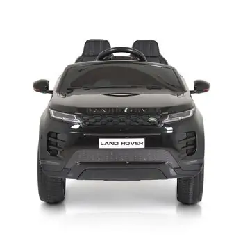 Land Rover BO Range Rover Evoque painting black - ელექტრო მანქანა კაუჩუკის საბურავებით და ტყავის სავარძლით, 7 image
