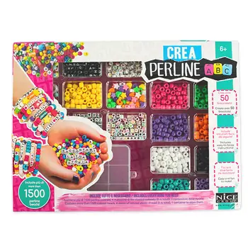 ABC Beads 1500 Pcs - აქსესუარების გასაკეთებელი ნაკრები