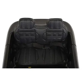 Land Rover BO Range Rover Evoque painting silver - ელექტრო მანქანა კაუჩუკის საბურავებით და ტყავის სავარძლით, 12 image