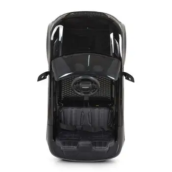 Land Rover BO Range Rover Evoque painting black - ელექტრო მანქანა კაუჩუკის საბურავებით და ტყავის სავარძლით, 15 image