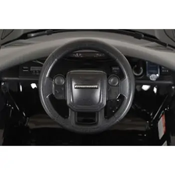 Land Rover BO Range Rover Evoque painting black - ელექტრო მანქანა კაუჩუკის საბურავებით და ტყავის სავარძლით, 16 image