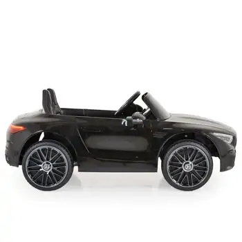 Moni Bo Car Mercedes DK-SL63 Black - ელექტრო მანქანა კაუჩუკის საბურავებით და ტყავის სავარძლით, 9 image